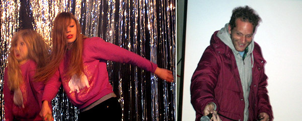  左图: Julie Potratz 跟随Billy Idol的《和我一起跳舞》。 右图: Aaron Bondaroff. (除了注明外, 所有图片均由Miriam Katz拍摄)