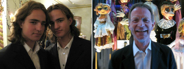 左图: Gurfinkel组合。右图: 泰德馆长Nicholas Serota。