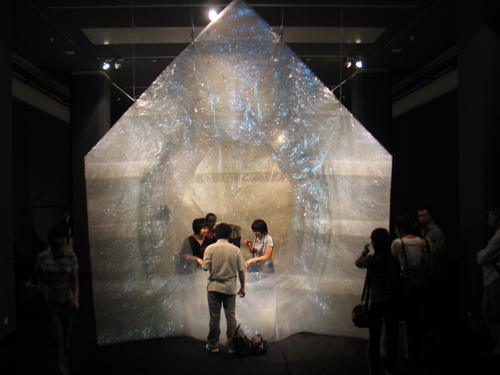 Sou Fujimoto Architects, Air mille-feuille House, 2009. Installation view, National Art Museum of China, 2009.