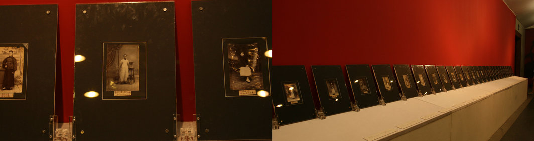 左图与右图：《一个中国人的六十二年影像史》，叶景吕从1907到1968，每年都拍一张照片做为留念。