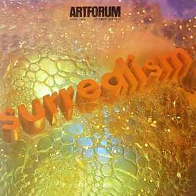 Surrealism Soaped and Scrubbed, mixed media, 14&#8220; x 14&#8221;, 1966, designed for ARTFORUM by Edward Ruscha. (Photo courtesy Patrick Blackwell.)