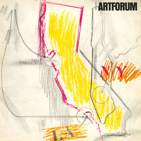 This month’s cover has been designed for ARTFORUM by Larry Rivers